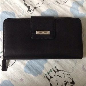 Fossil Black Glove Tab Clutch